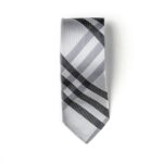 Patterened Sliver Tie