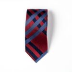 Red with Blue Stripe Tie
