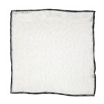 White Elegance Pocket Square