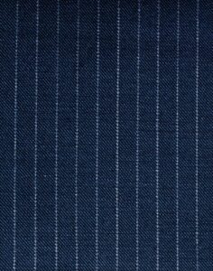 Deep Ocean Blue Pinstripe