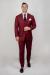 Burgundy Suit - Burgundy, Solid