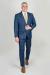 Midnight Blue Windowpane Suit - Blue, Midnight Blue, Windowpane