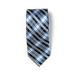 Black and Blue Tie - Black, Blue, Solid