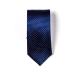 Deep Sea Patterned Blue Tie - Blue, Patterned