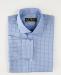 Boxed Sky Blue Shirt - Blue, Check Pattern