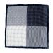 4 in 1 Navy Blue Pocket Square - Blue, Navy, Solid