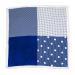 4 in 1 Blue Pocket Square - Blue, Solid