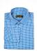 Boxed Blue Shirt - Blue, Check Pattern